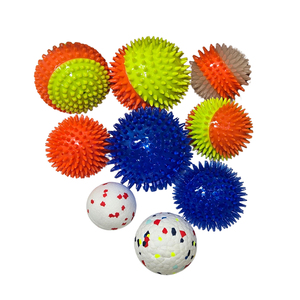TPR <b>Dog</b> Chew Toy Spiky <b>Ball</b> Tough Bite Resistance Textured Surface for Jaw Strength Training Play Pet Supplies Custom Logo - Product Image 1