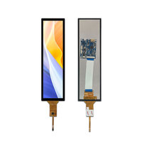 Monitor de Pantalla IPS de 8.8 Pulgadas con Cubierta, Módulo LCD TFT de Forma Alargada, Compatible con Windows, Raspberry Pi, Linux y Android OS