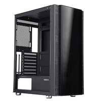 Casing Gaming SAMA Mesh OEM ATX, Casing Komputer Laris, Mendukung Pendingin Cair 240