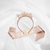 Écharpe en satin personnalisée avec paillettes pour future mariée, anniversaire, concours de beauté, pour usage intérieur et événements de mariage