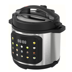 Autocuiseur électrique intelligent 6L Multicuiseur pour cuisson lente du riz et du yaourt à vapeur avec fonction d'épaississement de la sauce - Product Image 1