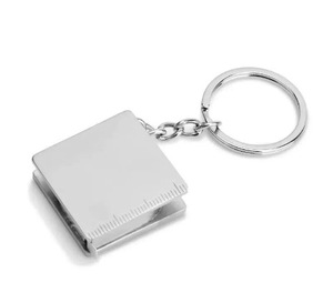 Mini Cinta Métrica Retráctil Vintage con Mosquetón y Cadena Metálica, Ligera y Duradera, Herramienta de Costura para Exteriores, Regalo - Product Image 6