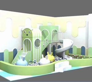 Eibele <span class=keywords><strong>2025</strong></span> Trẻ Em <span class=keywords><strong>Mini</strong></span> Sân Chơi Giải Trí Mềm Chơi Toddler Sân Chơi Trong Nhà Với Trượt Bóng Pit Cho Mầm Non Lớp Học - Product Image 5