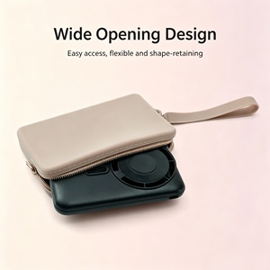 Multifunctional Trendy Silicone Zipper Storage Pouch Portable Design Waterproof Bathroom Storage Perfect for Digital Accessories - Product Image 3