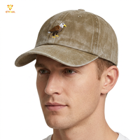 Gorra de Béisbol Bordada de Algodón Ajustable Unisex para Hombre y Mujer, Estilo Oxford, con Diseño de Puntos, Argyle, Leopardo, Vintage, Lavada