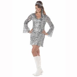 4ourcostumes Vente Flash Costumes de fête rétro disco hippie des années 60 et 70 pour femmes, vêtements de performance, vêtements de carnaval, vêtements de fille hippie - Product Image 5