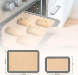 Tapete de Silicona para Hornear Galletas con Medidas, Antideslizante y Reutilizable, para la Encimera de la Cocina, para Pan y Galletas - Product Image 3