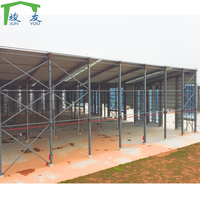 Almacén de Estructura de Acero Moderna, Panel Sándwich de Lámina Metálica, Almacenamiento Comercial, Edificio Prefabricado Industrial, Sala de Exposiciones