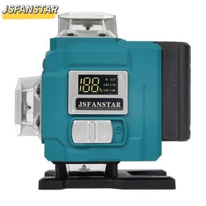 4 d 16ラインスマート4 dデジタルレーザーレベルロータリー360グリーンレーザーライト新品2電池 - Product Image 3