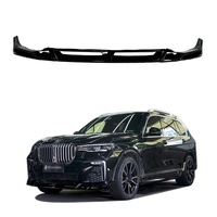 Accessoires de voiture X7 Thunder Style PP Matériau Lèvres avant Pour BMW X7 2019y + kits de carrosserie noir brillant spoiler avant pièces automobiles