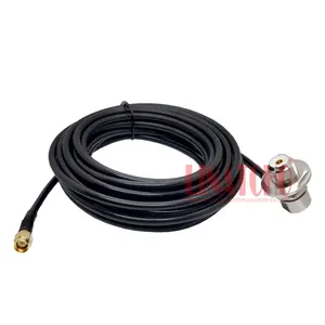 5M 16ft SMA macho a SO239 Conector Cable de extensión de antena de radio de coche SMA macho