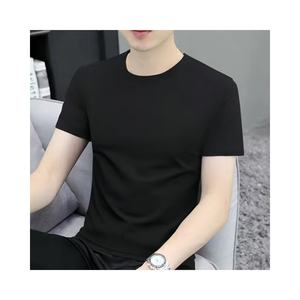 เสื้อยืดผ้าคอตตอนระบายอากาศได้ดีมีโลโก้ที่กำหนดเองพิมพ์ลายผ้าไหมแบบหนา - Product Image 1