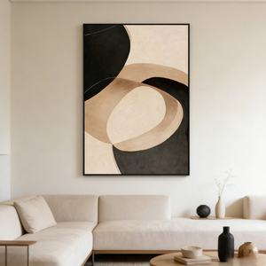 Pintura Abstracta de Cacao al por Mayor, Cuadros de Arte Abstracto, Decoración para el Hogar y Hoteles, Arte de Pared en Lienzo, Decoración Interior Relajante para el Hogar - Product Image 4