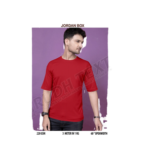 Camiseta deportiva de manga larga de mezcla de algodón de bambú suave, ligera, impermeable, estilo liso, de punto con tipo de hilo de estambre - Product Image 1