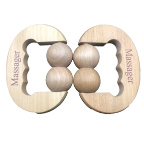 Mini masseur à main Portable en bois, outil de relaxation, santé, réflexologie - Product Image 3