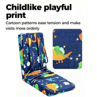 Planche d'immobilisation dentaire pour enfants avec trois rangées de sangles Velcro et coussin cervical pour clinique dentaire – Fourniture OEM ODM