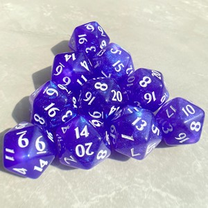 Oferta especial, dados digitales multicolores de 20 lados, juguetes de matemáticas, accesorios de juego de tamiz - Product Image 1