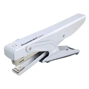 Pabrik grosir 16 lembar buku mengikat mengambil kemasan mesin Stapler untuk kantor NO.10 Pin tangan Plier StaplerR-ST513 logam