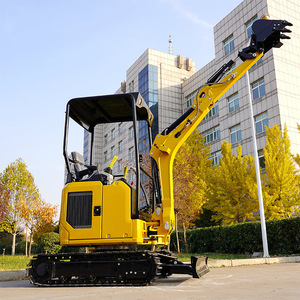 Miniexcavadora de Tipo Oruga Amarilla de Bajo Consumo para Construcción Rural - Product Image 2