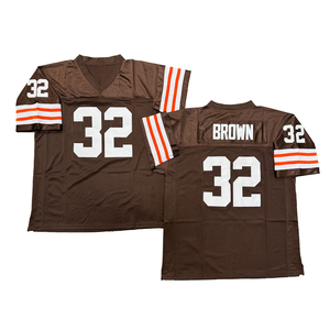 Camiseta de Rugby Estilo Vintage para Hombre, Cosida, 19 Bernie Kosar, 32 Jim <span class=keywords><strong>Brown</strong></span>, 73 <span class=keywords><strong>Joe</strong></span> Thomas, Tallas S-3XL, Envío Rápido - Product Image 5