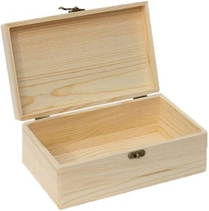 ODM Custom Made Luxury Wood pine beech solid wood box trinket storage box