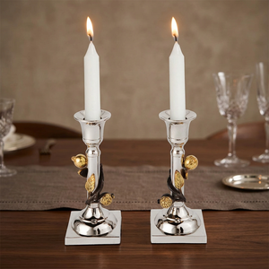 Candelabro de Hierro Estilo Vintage, Portavelas, Decoración para el Hogar, Oficina, Bodas, Fiestas Navideñas, Centro de Mesa - Product Image 2