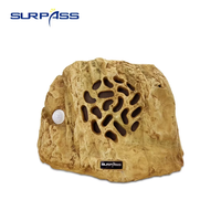 Haut-parleur solaire SG415G à détection de présence humaine, haut-parleur imperméable pour pelouse, pierre, villa, parc, jardin, haut-parleur extérieur