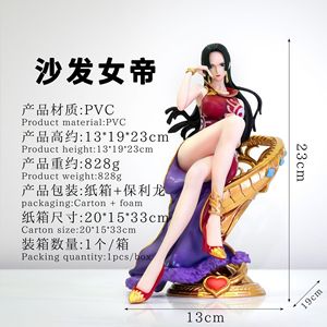 ฟิกเกอร์อนิเมะ โบอา แฮนค็อก ตัวละครนั่งบนโซฟาลายงู ทำจากเรซิ่น - Product Image 6