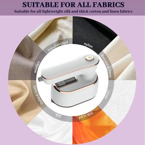 Plancha de Vapor Portátil de 110 ml, Plancha de Vapor Eléctrica Húmeda/Seca con Suela de Titanio para Ropa, Hotel, Auto y Hogar - Product Image 5