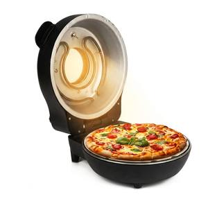 Four à pizza électrique d'intérieur, 12 pouces, appareil de cuisson de comptoir, machine à pizza électrique 800W <span class=keywords><strong>avec</strong></span> pierre céramique et fenêtre de visualisation - Product Image 5