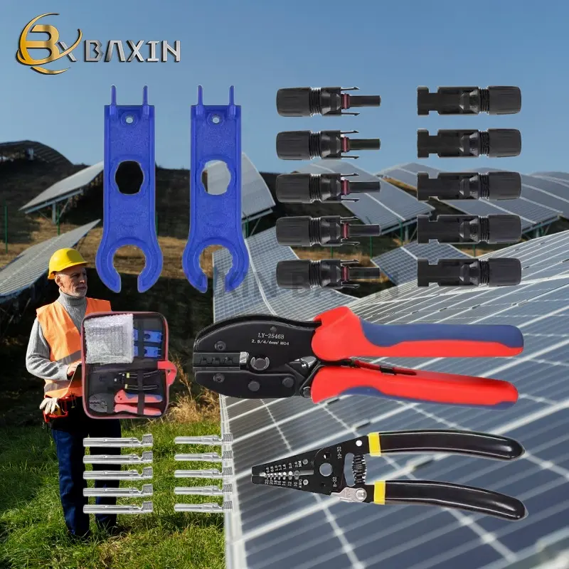 2546B ручной инструмент для солнечной панели системы разъем для обжима сборочный набор инструментов для солнечных панелей
