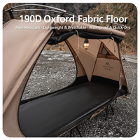 Lit de camping pliable léger en tissu Oxford pour une personne, une chambre, trois saisons