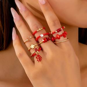 Anillos Apilables Elegantes de Acero Inoxidable con Forma de Corazón Clásico, Chapados en Oro Rosa con Circonita, para Mujer, Joyería para Vacaciones de Verano - Product Image 3