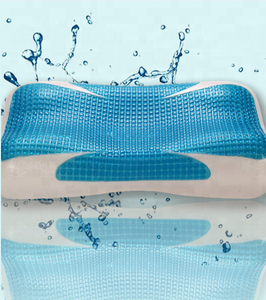 Hot Selling Hals kühlung Gel Memory Foam Kissen Blau OEM 100% Polyester 40 Erwachsene Rechteck Solid 980g Mold Memory Foam - Product Image 4