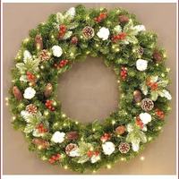 La décoration de la couronne de fleurs