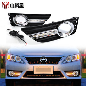 Feux de jour à LED pour Camry Junrui 2012-2014, 12V, ABS, feux antibrouillard avant avec clignotants et modification DRL - Product Image 3
