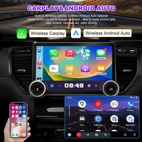 Autoradio Android 11,8 pouces avec double bouton, écran QLED 2K, CarPlay sans fil, Android Auto, 4G LTE, DSP 48 bandes, GPS et sortie vidéo pour appuie-tête