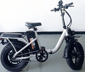 Offre Spéciale 16 pouces cadre en acier à haute teneur en carbone Style 48V 800W batterie au Lithium à grande vitesse frein hydraulique arrière vélo pliant - Product Image 3