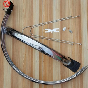 <span class=keywords><strong>Garde</strong></span>-<span class=keywords><strong>boue</strong></span> de vélo tout compris en acier inoxydable de haute qualité - Product Image 6