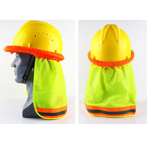 Sombrero de Seguridad con Visera de Malla Transpirable y Poliéster de Alta Visibilidad <span class=keywords><strong>Ekai</strong></span> EK-SH01, Color Amarillo/Orange Fluorescente, Venta al Por Mayor de Fábrica - Product Image 6