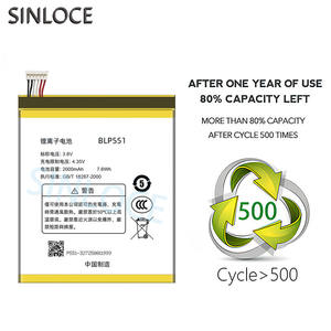 Оптовая продажа, высококачественные портативные аккумуляторы для сотовых телефонов, завод для OPPO R809T R819T R809 R819 Trovare 2 BLP551 - Product Image 2