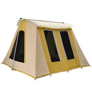 Carpa de Lona Resistente e Impermeable para 4 Estaciones, de Montaje Rápido, con Estructura Flex-Bow, para Acampar, con Abertura para Estufa, Ideal para Burning Man - Product Image 2