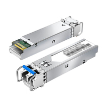 Module émetteur-récepteur optique 10G SFP Plus BIDI Simplex LC SMF WDM 1270nm/1330nm avec fonction DDM, fibre unique, POE/GSM/GPRS