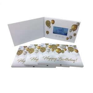 Brochure vidéo numérique LCD A5 de 4.3 pouces faite à la main nouvelle carte de voeux vidéo de conception pour le marketing d'affaires fournitures de fête promotionnelles - Product Image 3