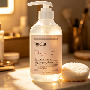 เจลอาบน้ำ JMELLA จากฝรั่งเศส รุ่น Fleur Grace Moisturizing ขนาด 500 มล. ผลิตภัณฑ์ความงามเกาหลี ซึมซาบเร็ว บำรุงผิวให้นุ่ม ใช้ได้ทุกวัน ขนาดใหญ่ - Product Image 4