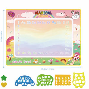 Bantalan permainan kanvas air anak-anak, grafiti kanvas air ajaib menggambar prasekolah perlindungan lingkungan - Product Image 2