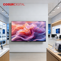Grand écran tactile LED intelligent, affichage HD, fonctionnement multi-touch, compatible avec plusieurs appareils, pour une utilisation en intérieur, maison, centre commercial