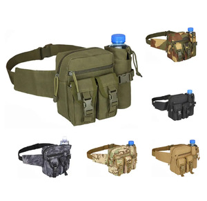 WB02 Venta al por mayor de fábrica: Riñonera táctica Molle para senderismo y running, bolsa de cintura para teléfono móvil, cinturón deportivo. - Product Image 4