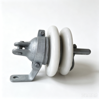 Isolateur de suspension en porcelaine XDP-70C 70kN pour fil de terre aérien, isolateur haute tension pour câble