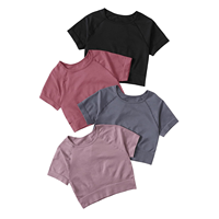 T-shirt court oversize imprimé pour femme, nouvelle collection 2026, haute qualité